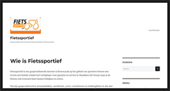 Desktop Screenshot of fietssportief.nl