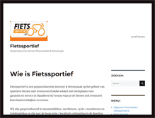 Tablet Screenshot of fietssportief.nl